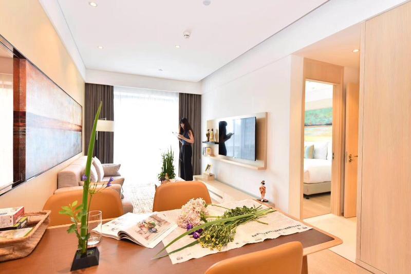 Sincere Changfeng - Changfeng Ecological Business District - Near Exit 3 Of Changfeng Park Station On Subway Line 15 Aparthotel 4*